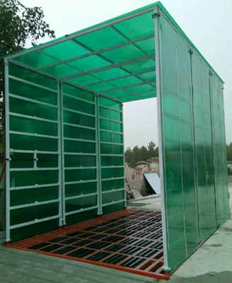 時事熱點 四川資陽樂至泥頭車沖洗槽廠旺遠環保洗車臺